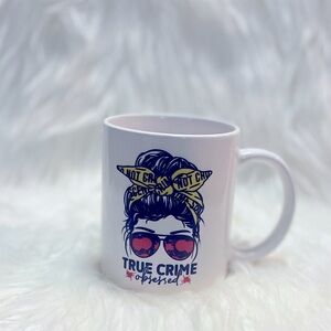 True Crime Obsessed Double Sided Coffee Mug